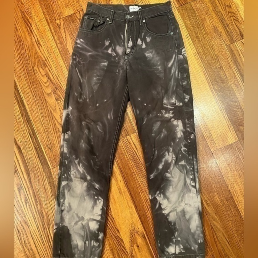 Calvin Klein Jeans Distressed Splatter Jeans Women's Size 1